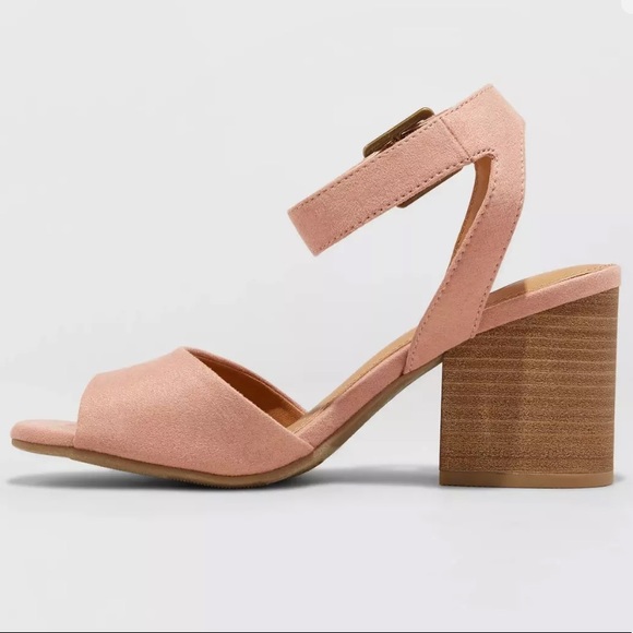 NWT Universal thread Megan blush wedge sandals - Picture 2 of 8